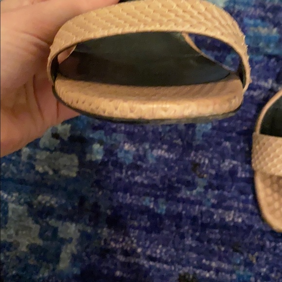 YSL Python Mid-heeled Sandal in Blush - Picture 8 of 8